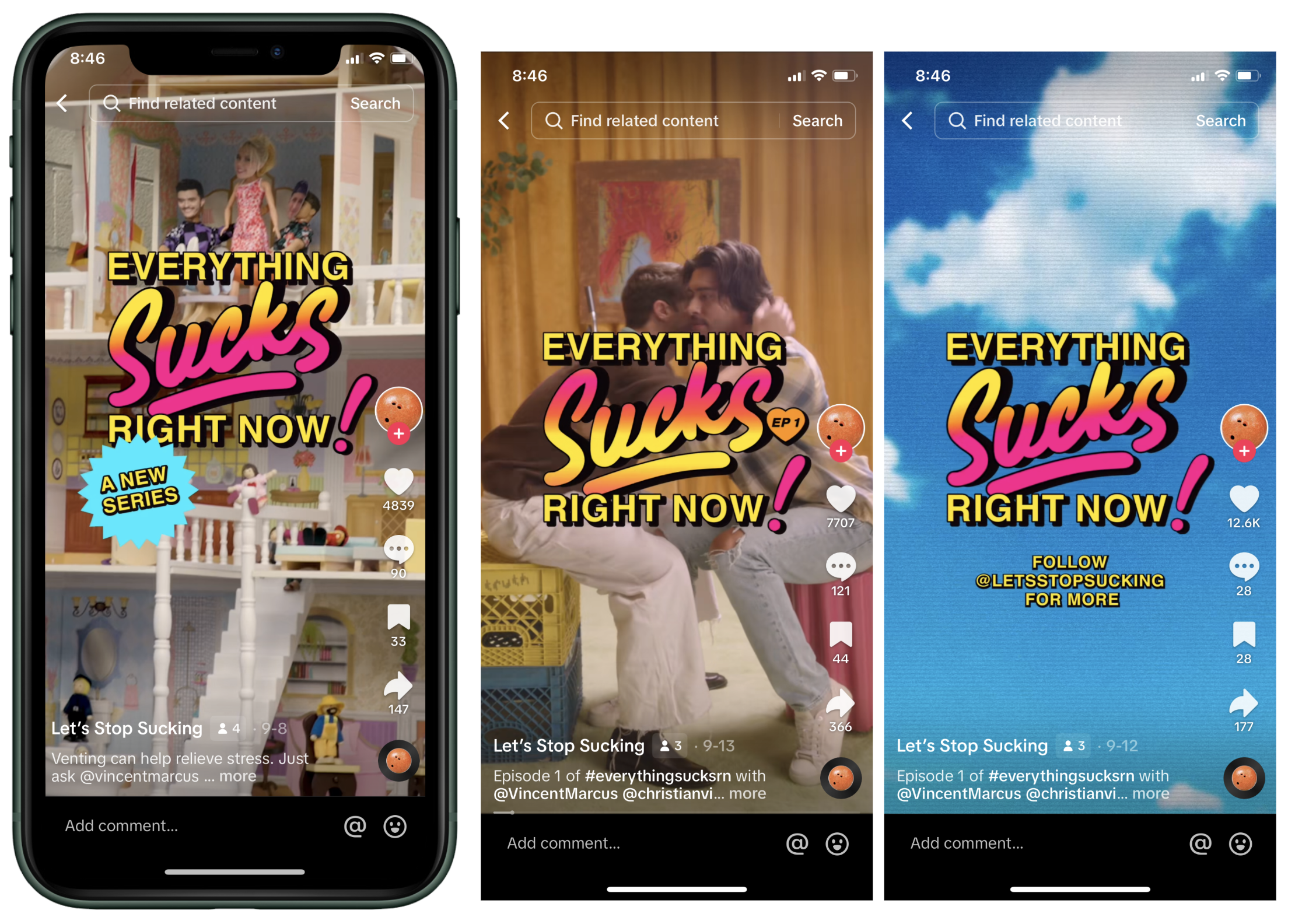 truth initiative | tiktok campaign | Everything Sucks